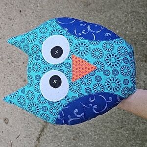 Handmade owl pillow